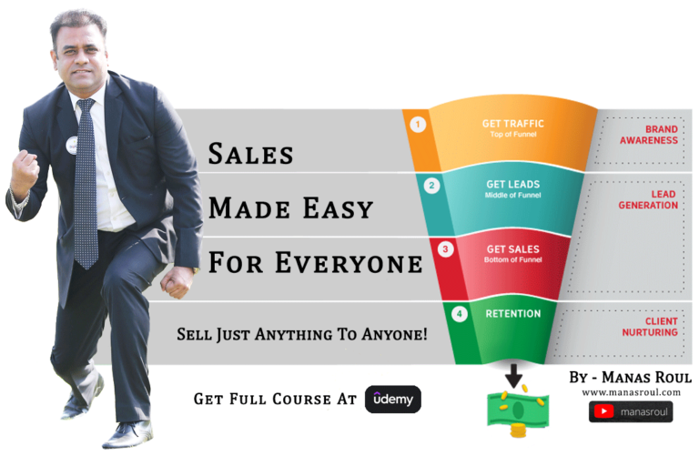 Sales Made Easy For Everyone Course On Udemy By Manas Roul